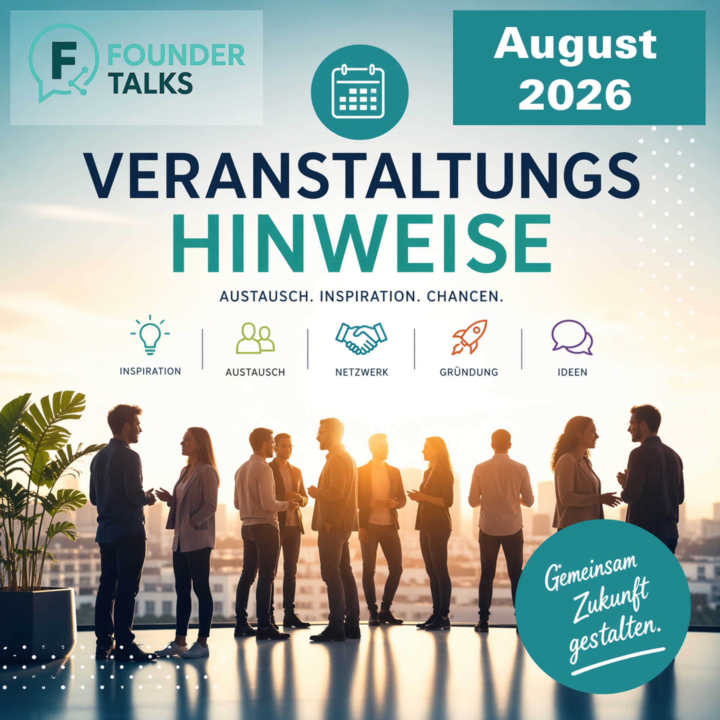 Founder Talks – Veranstaltungshinweise August 2026 episode artwork
